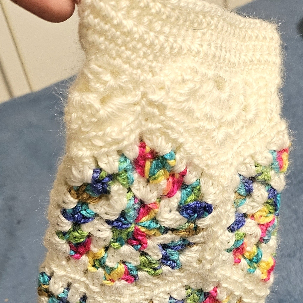 Handmade Crocheted Stocking - Picture 3 of 5